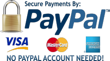 Pay with PayPal Credit or Debit Card